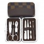 Σετ 6 εργαλεία μανικιούρ και τσιμπιδάκι φρυδιών σε θήκη