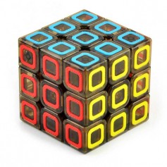 3*3*3 Colorful Ring Pattern Brain Challenge Magic Cube - Multicolored