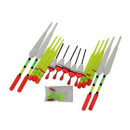ΣΕΤ ΨΑΡΕΜΑΤΟΣ-15 PCS Vertical Buoy Fishing Floats Set