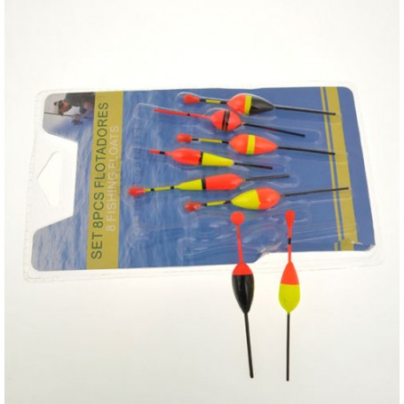 ΣΕΤ ΨΑΡΕΜΑΤΟΣ-8PCS Fishing Floats Set