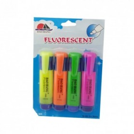 Σετ 4 μαρκαδόροι υπογράμμισης φωσφοριζέ