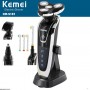 ΞΥΡΙΣΤΙΚΗ ΜΗΧΑΝΗ 4 σε 1-Kemei KM-5181 Washable Men's Electric Shaver Hair Trimmer Toothbrushes