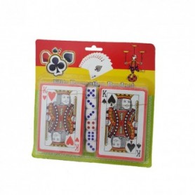 Συσκευασία με 2 τράπουλες και 6 ζάρια