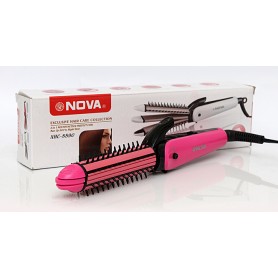 Συσκευή Ισιώματος Μαλλιών Και Μπούκλες Nova NHC 8890 - 3 Σε 1