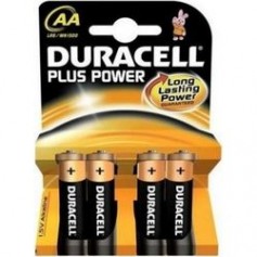 Μπαταρίες Αλκαλικές DURACELL Plus Power AA 4τμχ