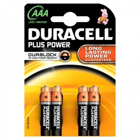 Μπαταρίες Αλκαλικές DURACELL Plus Power AAA 4τμχ