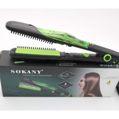 Επαγγελματική Ισιωτική Μαλλιών Ατμού SOKANY ACTS IRON HS 988 με Κεραμικές Πλάκες Argan & Tourmaline