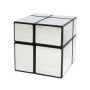 SILVER MIRROR CUBE 2X2