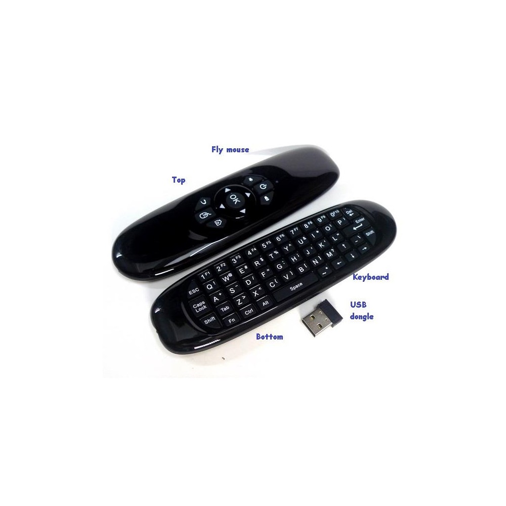 Wireless USB Media Center Remote Control – PC Laptop Mouse Keyboard Combo