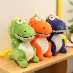 ΛΟΥΤΡΙΝΟΣ ΔΕΙΝΟΣΑΥΡΟΣ ΚΑΙ ΤΣΑΝΤΑ 2 ΣΕ 1 25CM