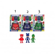 ΜΑΣΚΑ LED LIGHTS ΗΡΩΕΣ ΜΕ ΠΙΤΖΑΜΕΣ ΜΕ 3 ΦΙΓΟΥΡΕΣ