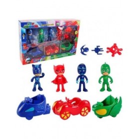 ΣΕΤ ΗΡΩΕΣ PJMASK (OEM)  ΜΕ ΟΧΗΜΑΤΑ