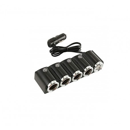 Τετραπλός φορτιστής αναπτήρα αυτοκινήτου – 1X USB