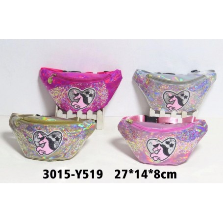 ΤΣΑΝΤΑΚΙ ΜΠΑΝΑΝΑ UNICORN GLITTER