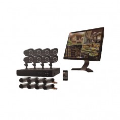 Ενσύρματο καταγραφικό δικτύου με 8 κάμερες – 1080P – CCTV 5G