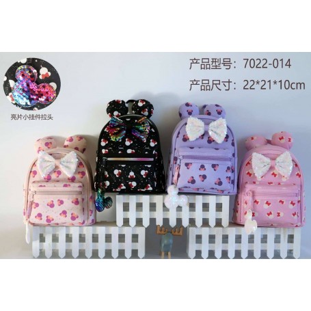 ΤΣΑΝΤΑ BACKPACK ΠΟΝΤΙΚΙΝΑ ΜΕ ΜΠΡΕΛΟΚ GLITTER