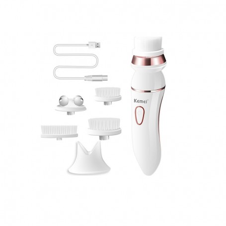 Συσκευή καθαρισμού & απολέπισης – 5 σε 1 – KM-7204 – Kemei