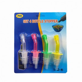 Καπακια λαδιου πλαστικα σετ 4 τεμαχιων χρωματιστα