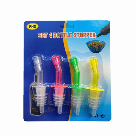 Καπακια λαδιου πλαστικα σετ 4 τεμαχιων χρωματιστα