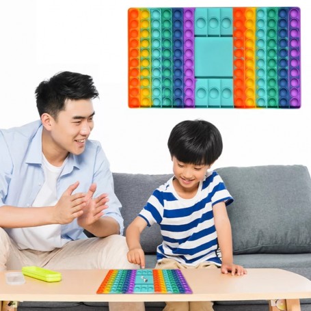 Popit waffle Γίγας σετ με ζάρια