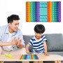 Popit waffle Γίγας σετ με ζάρια